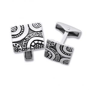 Butoni camasa din argint 925 cu aspect vintage [0]